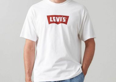Levi's® ανδρικό T-shirt με σταμπωτό λογότυπο Relaxed Fit 