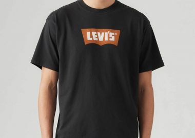 Levi's® ανδρικό T-shirt με σταμπωτό λογότυπο Relaxed Fit 