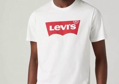Levi's® ανδρικό T-shirt μονόχρωμο βαμβακερό με contrast logo print 