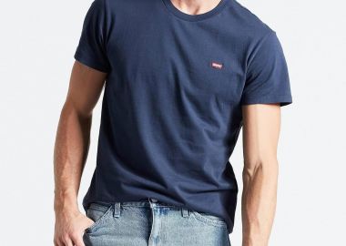 Levi's® ανδρικό T-shirt μονόχρωμο με λογότυπο Regular Fit 