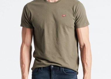 Levi's® ανδρικό T-shirt μονόχρωμο με λογότυπο Regular Fit 