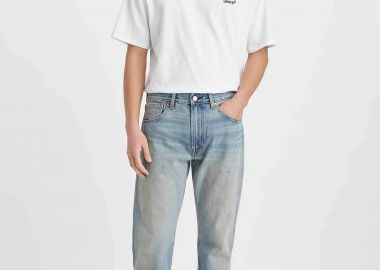 Levi's® ανδρικό τζην βαμβακερό παντελόνι με logo patches 