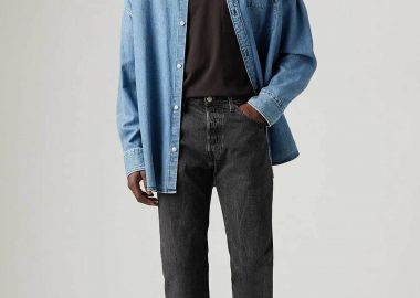 Levi's® ανδρικό τζιν παντελόνι πεντάτσεπο ''501™'' - 005013371 Ανθρακί - LEVI'S - 