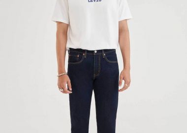 Levi's® ανδρικό τζιν παντελόνι πεντάτσεπο με logo patch Regular Fit 