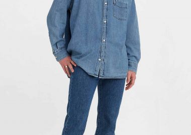 Levi's® ανδρικό τζιν παντελόνι πεντάτσεπο Stonewash Straight Fit 