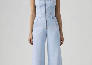 Levi's® γυναικεία denim ολόσωμη φόρμα αμάνικη Slim Fit 