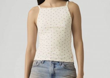 Levi's® γυναικείο αμάνικο τοπ με all-over print Slim Fit 