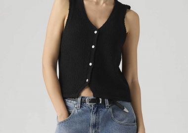 Levi's® γυναικείο γιλέκο μπουκλέ Standard Fit 