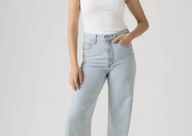 Levi's® γυναικείο ψηλόμεσο τζιν παντελόνι πεντάτσεπο Slim Flared Fit 