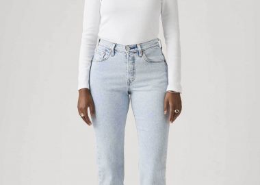 Levi's® γυναικείο ψηλόμεσο τζιν παντελόνι πεντάτσεπο Straight Fit 