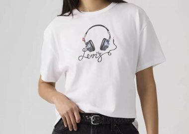 Levi's® γυναικείο T-shirt με λογότυπο Relaxed Fit 