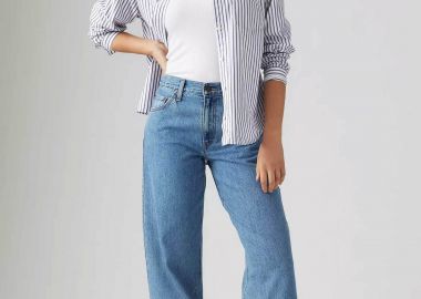 Levi's® γυναικείο τζιν παντελόνι πεντάτσεπο Loose Straight Fit 