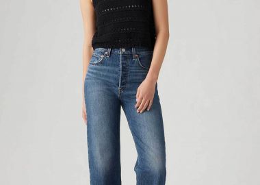 Levi's® γυναικείο τζιν παντελόνι πεντάτσεπο Straight Fit - 726930218 Denim Blue Ανοιχτό - LEVI'S - 