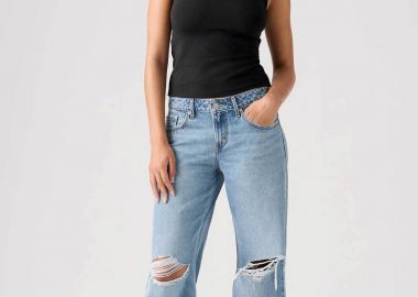 Levi's® γυναικείο τζιν παντελόνι πεντάτσεπο Straight Wide Fit 