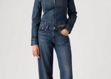 Levi's® γυναικείο τζιν παντελόνι πεντάτσεπο Straight Wide Fit 