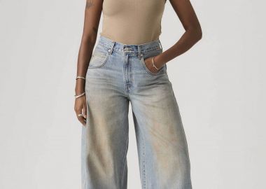 Levi's® γυναικείο τζιν παντελόνι πεντάτσεπο Super Baggy Barrel Fit - 003NF0005 Denim Blue - LEVI'S - 