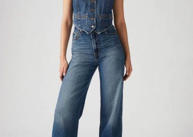 Levi's® γυναικείο τζιν παντελόνι ψηλόμεσο πεντάτσεπο Wide Leg 