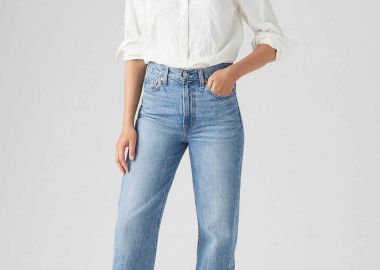 Levi's® γυναικείο τζιν παντελόνι ψηλόμεσο πεντάτσεπο Wide Leg 