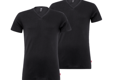 LEVIS ΑΝΔΡΙΚΟ V-NECK 2P 905056001 884 JET ΜΑΥΡΟ - LEVIS - 