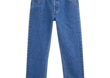 LEVIS® Jean 501 CROP MED INDIGO - WORN IN - DENIM-362000225-DENIM - LEVIS® - 