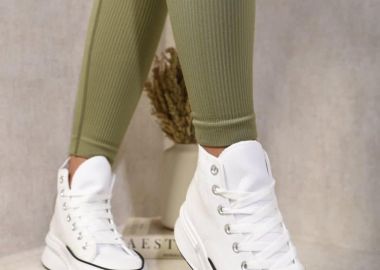 ΛΕΥΚΑ ΔΙΠΑΤΑ SNEAKERS - GAL - fashionroom - 