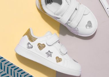ΛΕΥΚΑ SNEAKERS ΜΕ GLITTER ΛΕΠΤΟΜΕΡΕΙΕΣ- BRIELLE -  - 