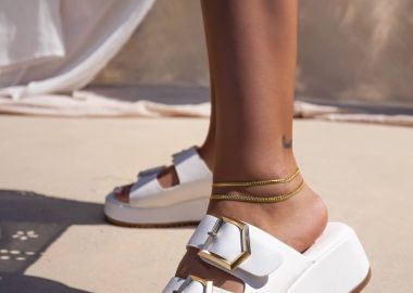 ΛΕΥΚΕΣ FLATFORM ΠΑΝΤΟΦΛΕΣ - VENETIA - sense-shop - 