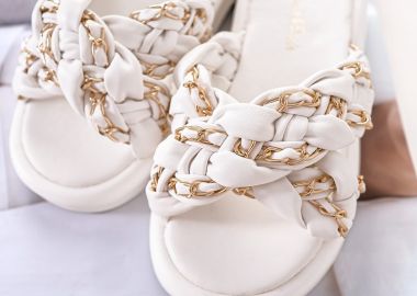 ΛΕΥΚΕΣ ΠΑΝΤΟΦΛΕΣ ΠΛΕΞΟΥΔΑ - RAMIRA -  - 