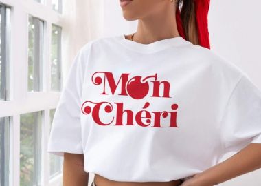 ΛΕΥΚΟ T-SHIRT ME ΚΕΡΑΣΙΑ - MON SERI - fashionroom - 