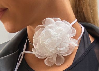 ΛΕΥΚΟ ΤΣΟΚΕΡ ΛΟΥΛΟΥΔΙ - FLOWER - sense-shop - 