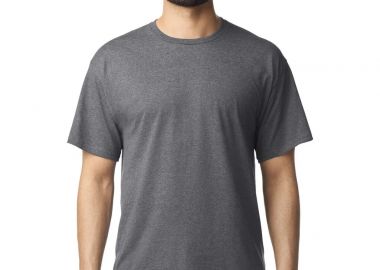 Light Cotton T-Shirt Gildan 3000 Graphite Heather - Gildan - 