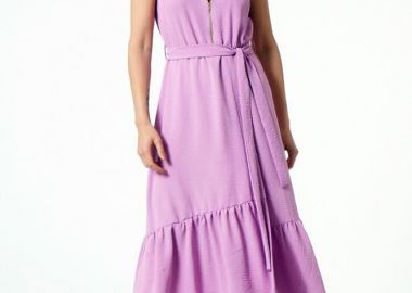 ΛΙΛΑ ΜΑΞΙ ΦΟΡΕΜΑ ΜΕ ΧΡΥΣΕΣ ΛΕΠΤΟΜΕΡΕΙΕΣ - Anna Raxevsky - 