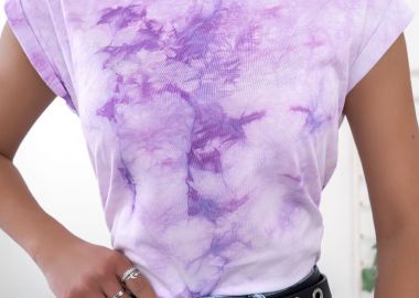 ΛΙΛΑ TIE DIE ΜΠΛΟΥΖΑ - LILASPLASH - sense-shop - 