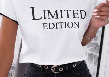 LIMITED WHITE EDITION CROP TSHIRT - sense-shop - 