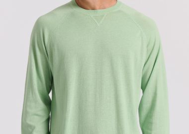 Linen blend ανδρική lightweight πλεκτή μπλούζα - FUNKY BUDDHA - 