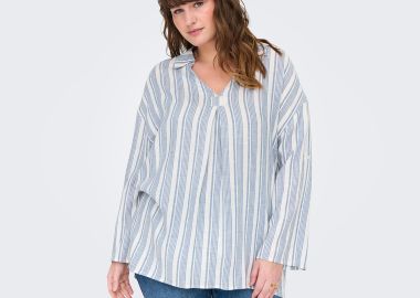 Λινή τουνίκ Carcaro - ONLY CARMAKOMA - 