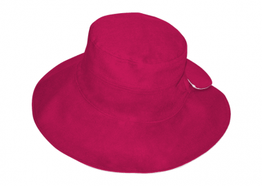 Λινό γυναικείο καπέλο πλατύγυρο - STAMION - 