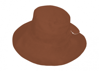 Λινό γυναικείο καπέλο πλατύγυρο - STAMION - 