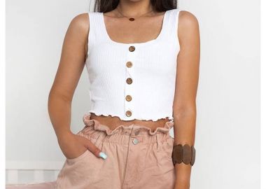 LISA BUTTONED TOP - fashionroom - 