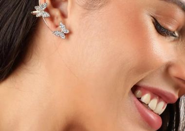 LITTLE BUTTERFLIES EARCUFF - fashionroom - 
