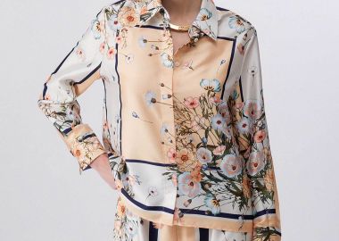 Liu Jo γυναικείo πουκάμισο με floral print Regular Fit - WA6357T2555 Λευκό - LIU JO - 