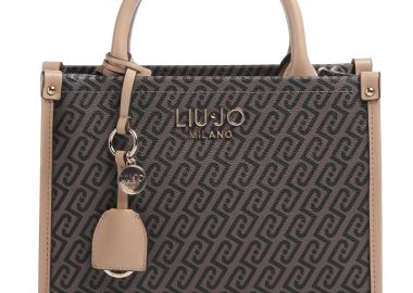 LIU JO καφέ logo τσάντα AA6192 - Liu Jo - 