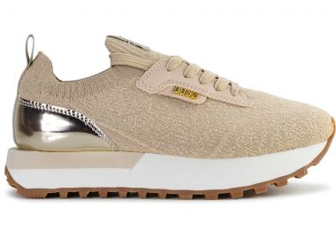 LIU JO μπεζ-χρυσό sneaker EVELYN - Liu Jo - 