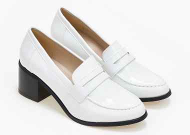 Loafers λουστρίνι - Λευκό - Issue - 