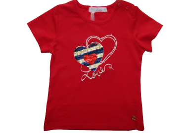 LOLETA ΠΑΙΔΙΚΗ ΜΠΛΟΥΖΑ ΚΑΡΔΙΑ 1176 - κόκκινο ΚΟΚΚΙΝΟ - OEM - 