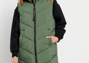 Long fit αμάνικο puffer τζάκετ - FUNKY BUDDHA - 