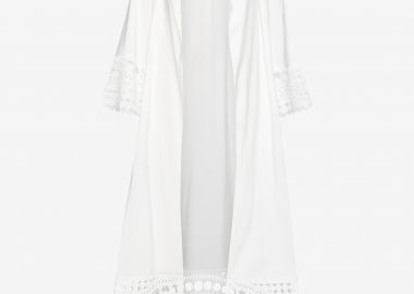 Long Kimono in White - Cutcuutur - 