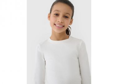 Longsleeve slim crop top plain girls 4F 4FJWSS25TLONF43011S - 4f - 