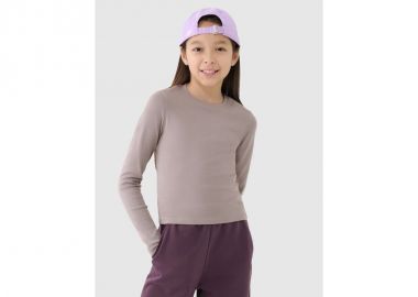 Longsleeve slim smooth girls 4F 4FJRSS25TLONF50583S - 4f - 