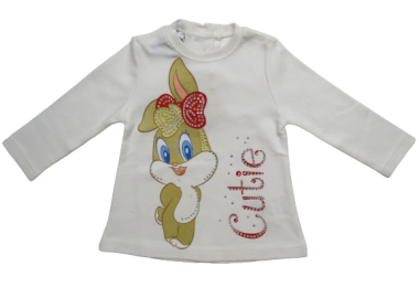 LOONEY TUNES ΠΑΙΔΙΚΗ ΜΑΚΡΥΜΑΝΙΚΗ ΜΠΛΟΥΖΑ 5H204_A – λευκό ΛΕΥΚΟ - OEM - 